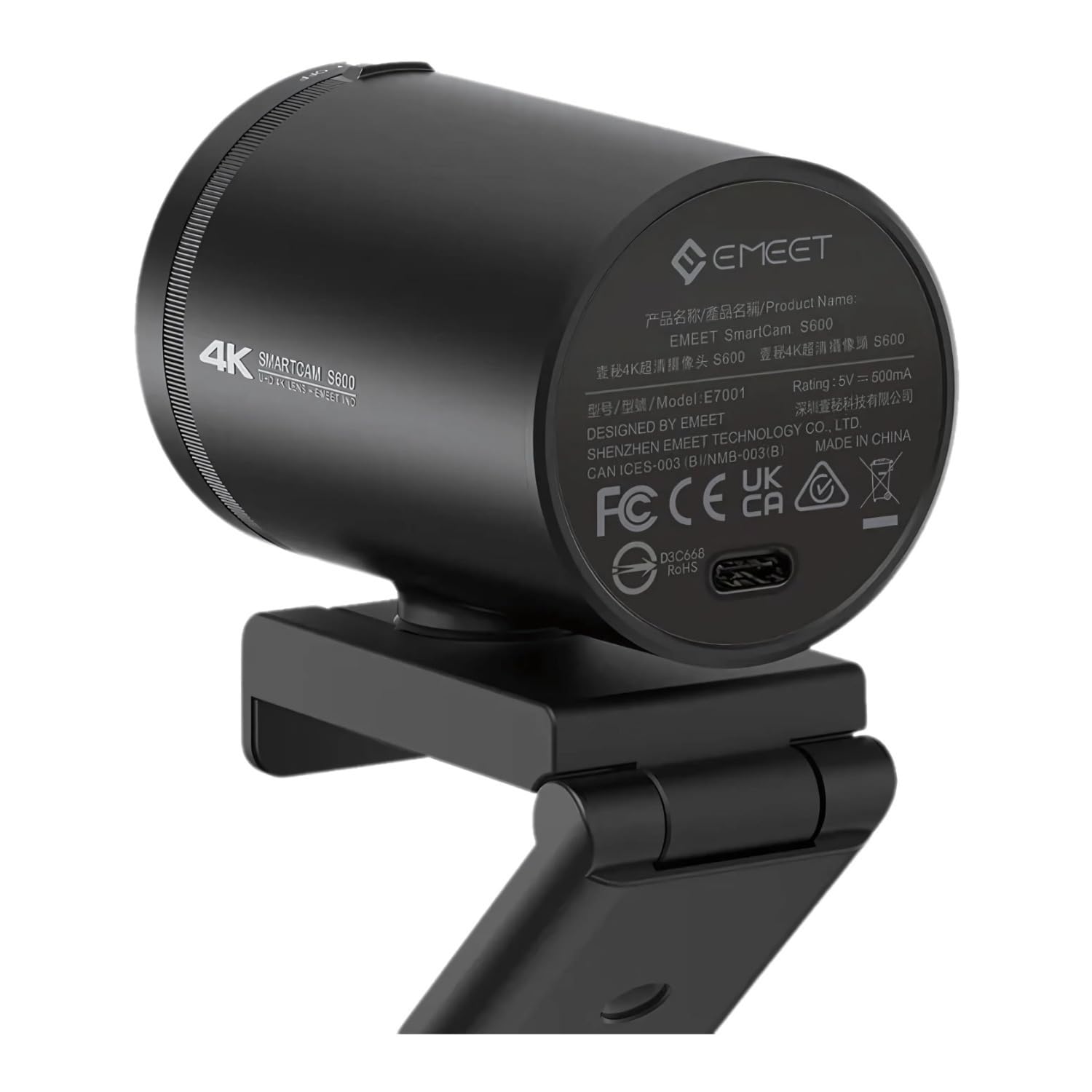 EMEET S600 4K ウェブカメラ EMEET SmartCam S600 | 4K Ultra HD Webcam