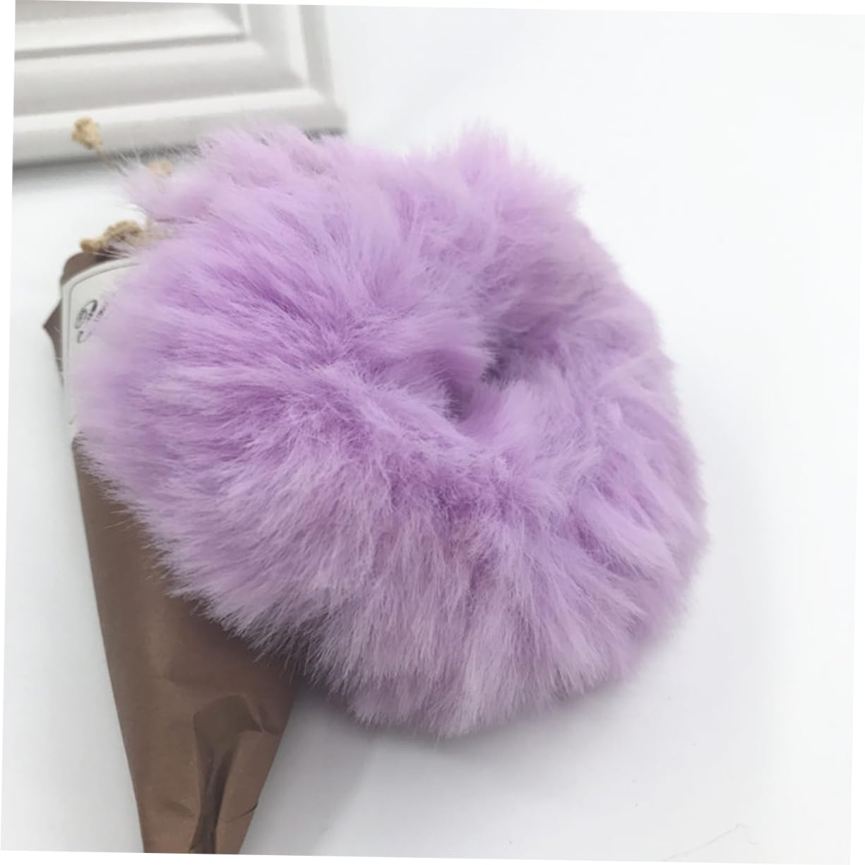 Beavorty 48piezas Coleteros Imitación Pelo De Conejo Color Sólido Accesorios Para Niñas Conjunto De Bandas Para Cabello De Mezclados