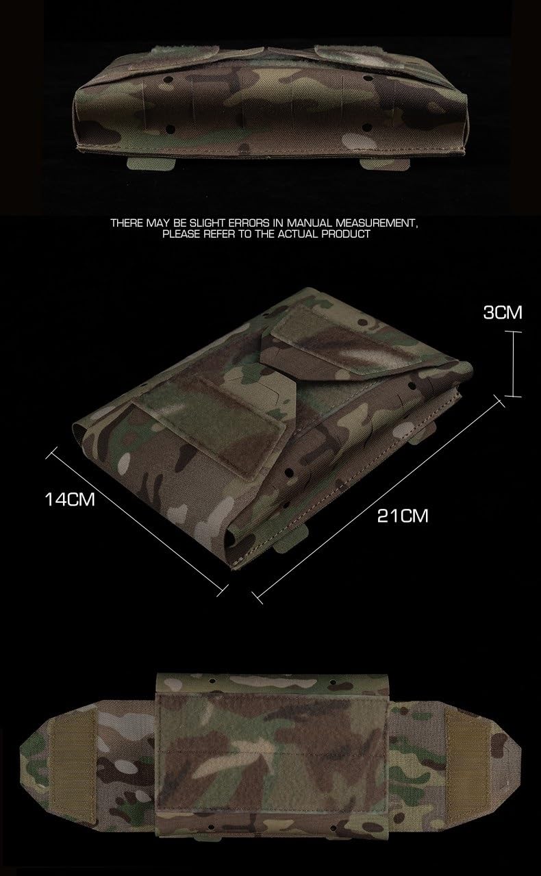 Bolsa For Suministros Médicos Molle con Forro Interior, Kit De Primeros Auxilios Multiusos con Diseño Dividido De Dos Piezas, Bolsas IFAK Desmontables For Senderismo