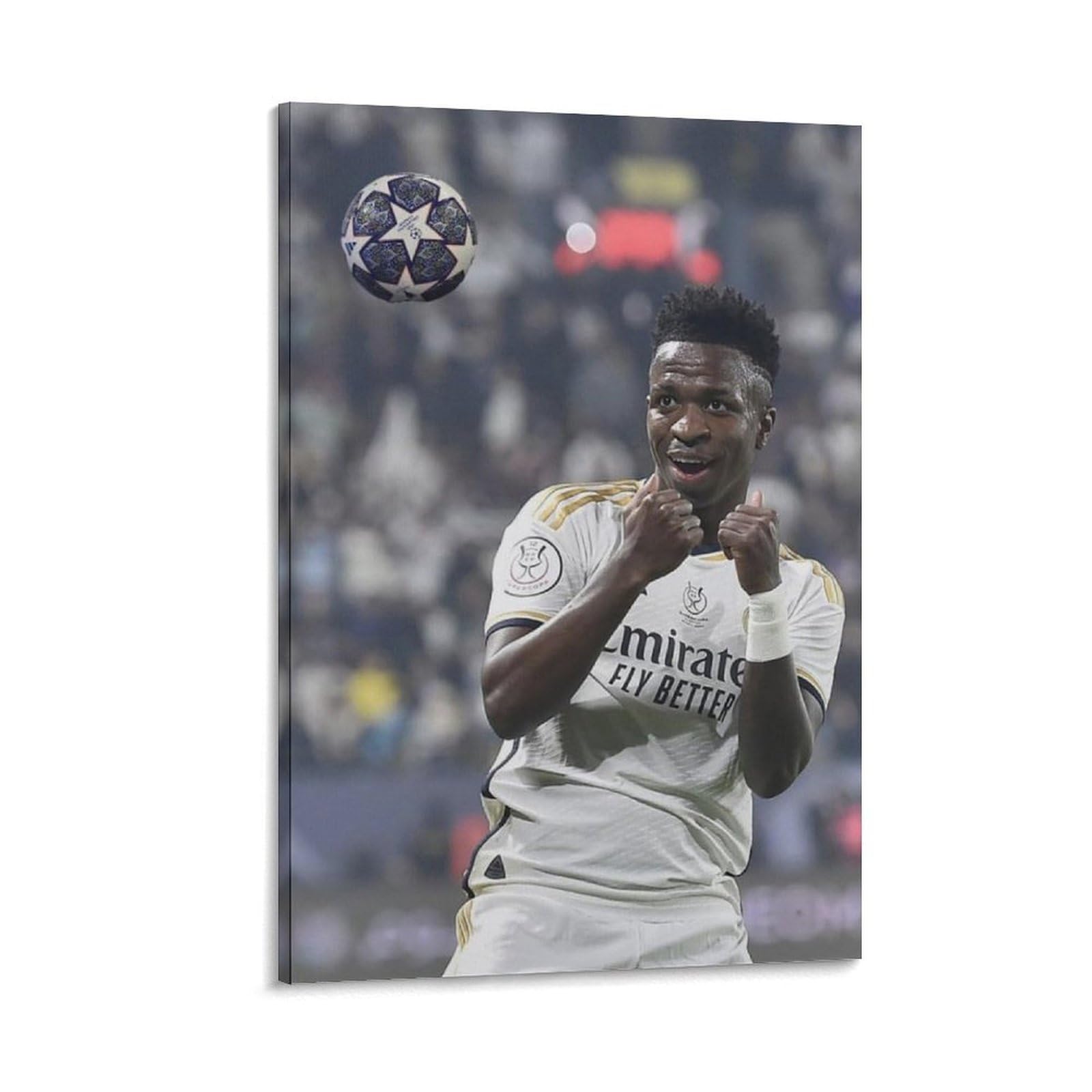 ASUIU Vinicius Jr Canvas Poster Poster Print Art Wall Painting Canvas Posters Modern Bedroom Decor 24x36inch(60x90cm)