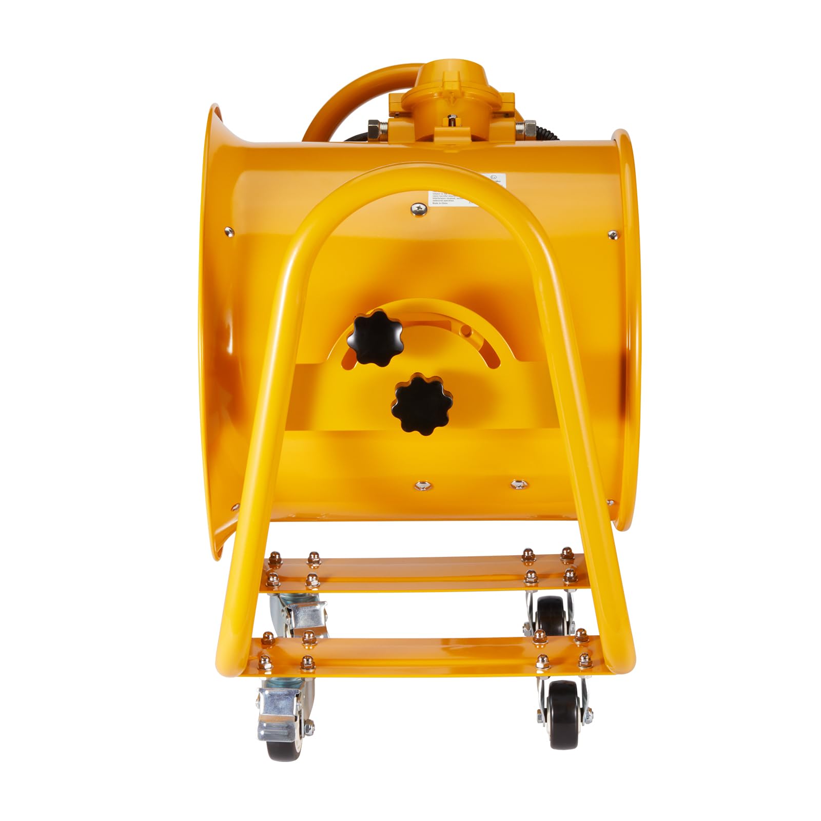 VEVOR Ventilateur d'Extraction 1100 W Extracteur d'Air Industriel 406,4 mm Volume d'Air 7204 m3/h Cordon Alimentation 5 m Sans Prise de Charge Ventilateur Portable pour Extraire Poussière Fumée Maison