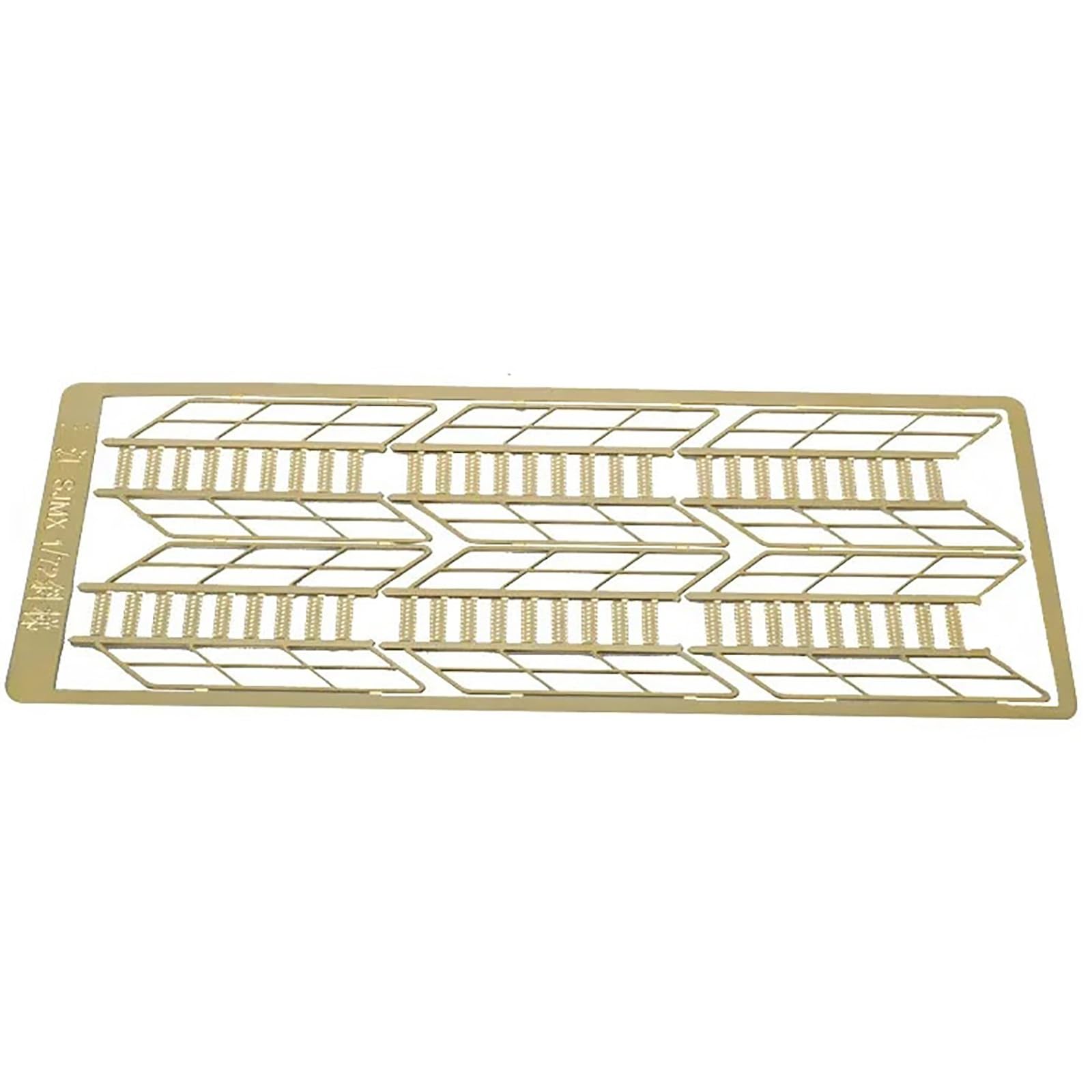 Échelle De Gravure De Modèle De Bateau 1:72 1:100 1:150 1:200, Feuille Gravée en Laiton, Micro Escaliers for Assemblage De Bateau Télécommandé(1/100)