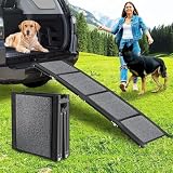 NK Rampa para Perros - Rampa Plegable, Color Negro