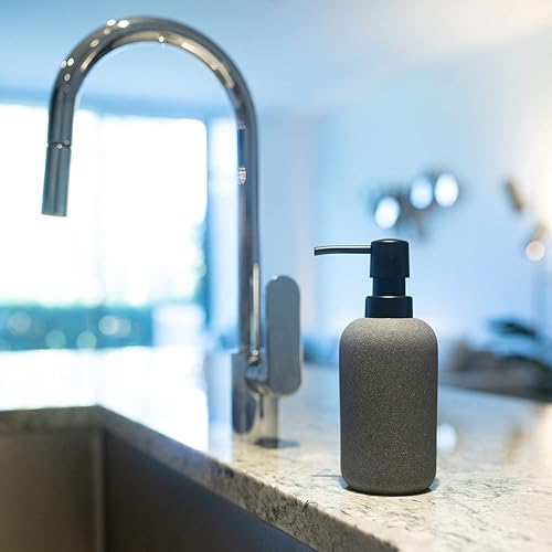 Miniatura 8 de Juego de 2 dispensadores de jabón de baño  Juego de 2 dispensadores de jabón para manos y platos para accesorios de baño  Moderno dispensador de