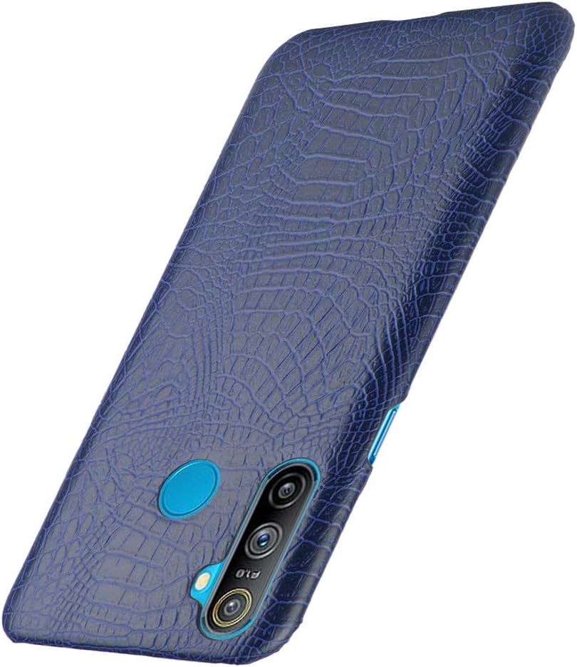 zl one Compatível com/Substituição para Capa de telefone OPPO Realme C3  Crocodilo Padrão Couro PU Capa traseira (Azul) | Amazon.com.br