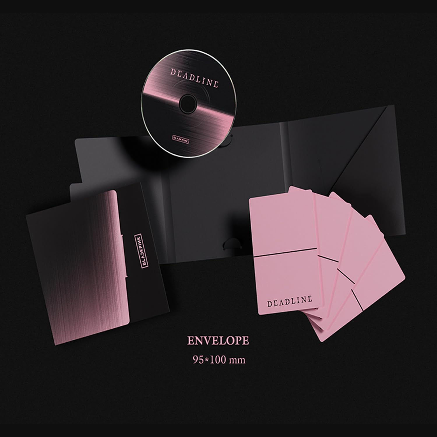 DEADLINE 3rd MINI ALBUM (MOOD LIGHT Ver.) Package Box + Mini User Guide + USB-C to A Cable + 2 Pin Badges + 4 Extra Photocards Official K-POP Sealed Album