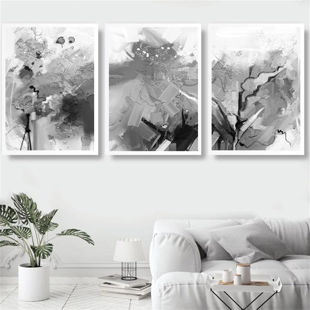 Pósteres con textura abstracta en lienzo premium de 50x75cm estilo galería 8