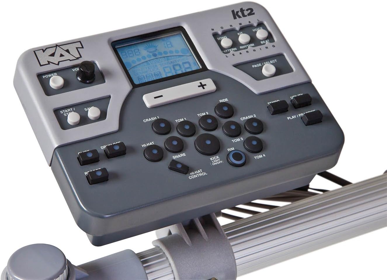 Close-up of the KAT Percussion KT2 Sound Module