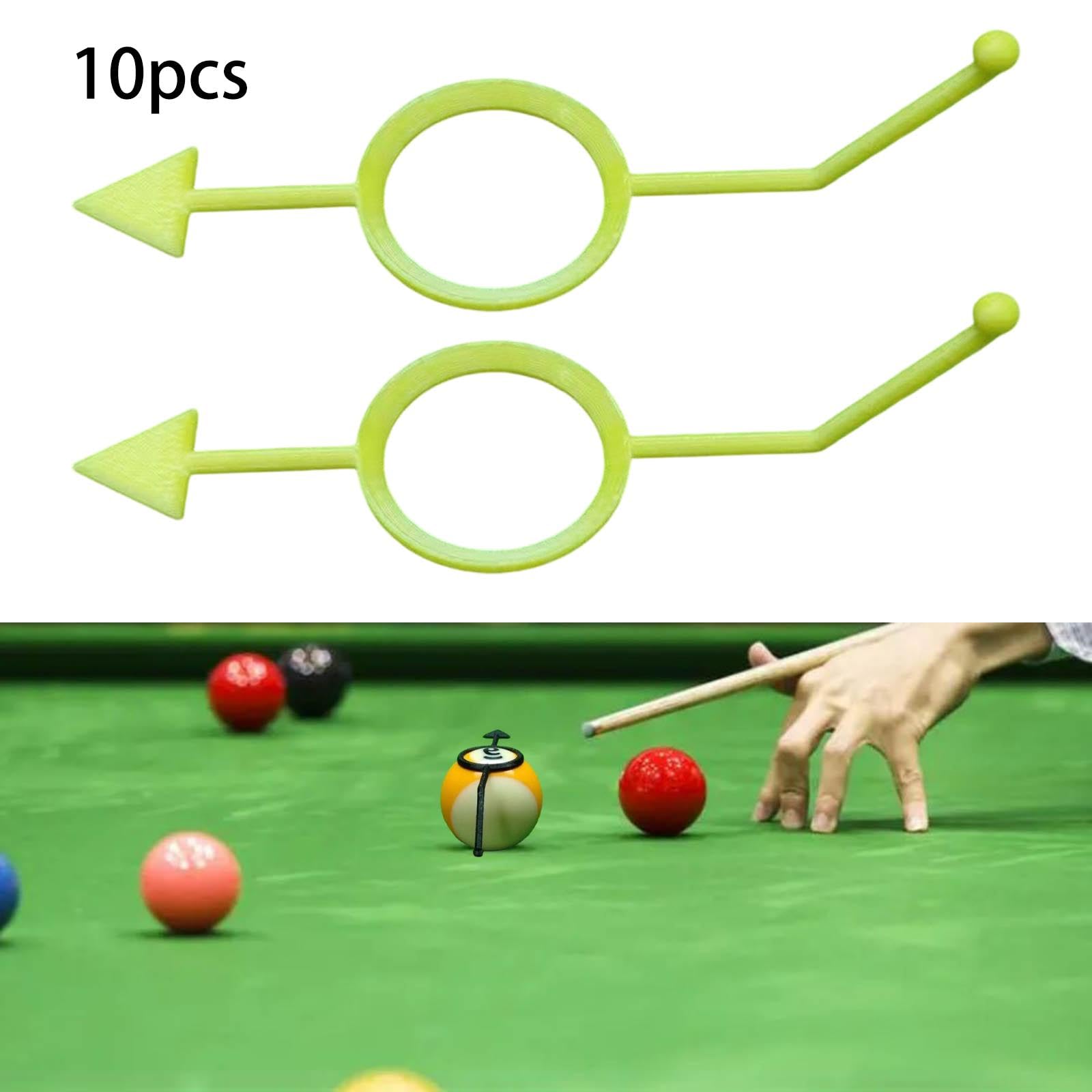 Baoblaze 10x Aiuto per l'allenamento del Biliardo, Accessori per Bambini Migliora Le tue abilità in Piscina Alte Prestazioni con Attrezzatura Sportiva