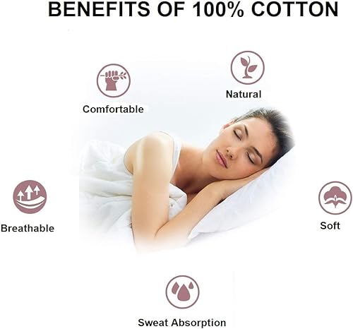 Miniatura 5 de Sábanas 100% de algodón egipcio para cama tamaño Queen, 400 hilos de algodón de fibra larga, sábanas refrescantes de satén, tamaño Queen, bolsillo