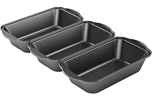 Nonstick Carbon Steel Loaf Pan Set of 3
