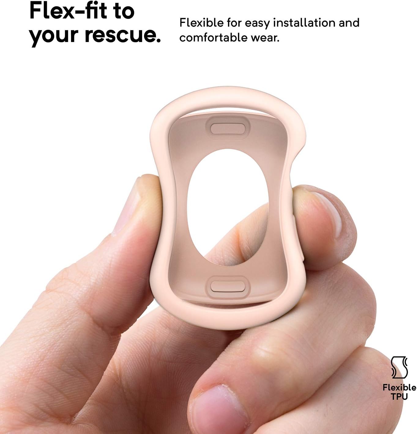 Caseology Nero Designed for Apple Watch Case for 45mm, 44mm Series 7 (2021) 6 (2020) SE (2020) 5 (2019) 4 (2018) - Pink