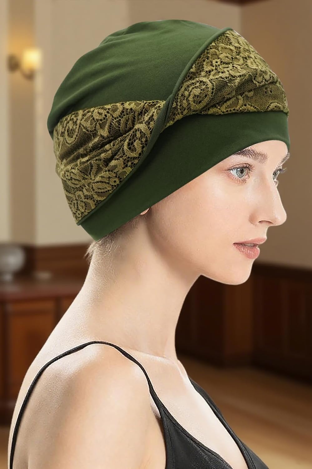 XYIYI Knot Chemo Headwear for Womens Cancer Patients, Stretchy Chemotherapy Headwraps Beanie Hats - Image 3