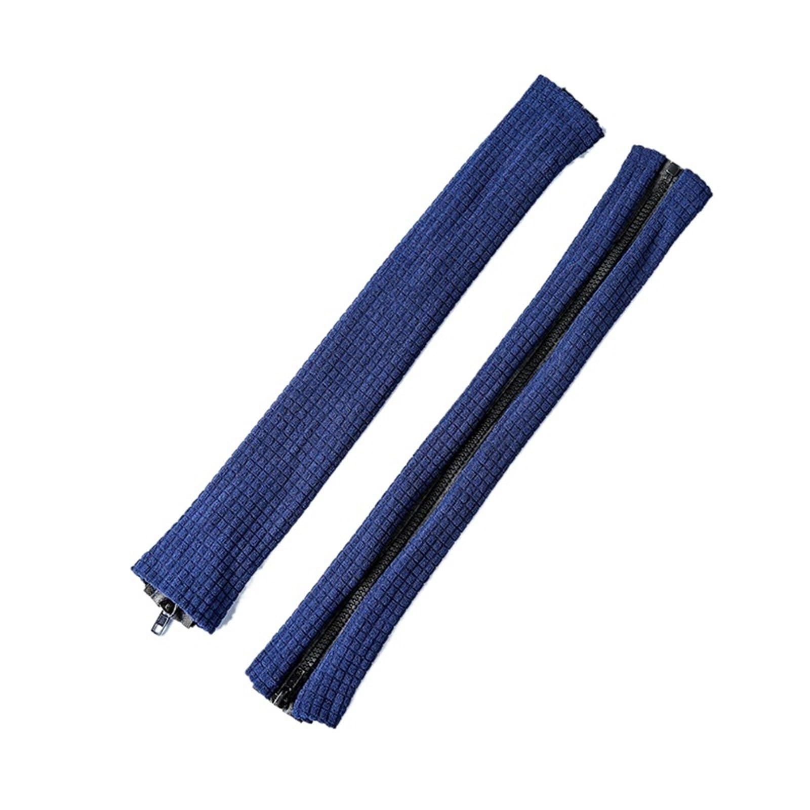 MNGHAYYR Stretch Elastic Office Chair Armrest Covers Multicolor Spandex Office Chair Arm Covers 4 Pcs(Dark Blue)