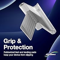 Vista 6 de BoxWave Soporte y soporte compatible con Chuwi HiPad Plus - Soporte de aluminio VersaView, portátil, soporte de visión multiángulo