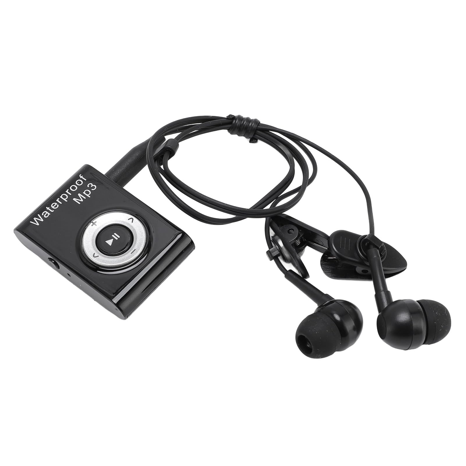 BTSEURY MP3 Player, Swimming MP3 Player, 8GB Memory Multifunctional Portable Underwater Music Player with Headphone for Diving Surfing Running Skiing Kayaking (Black)