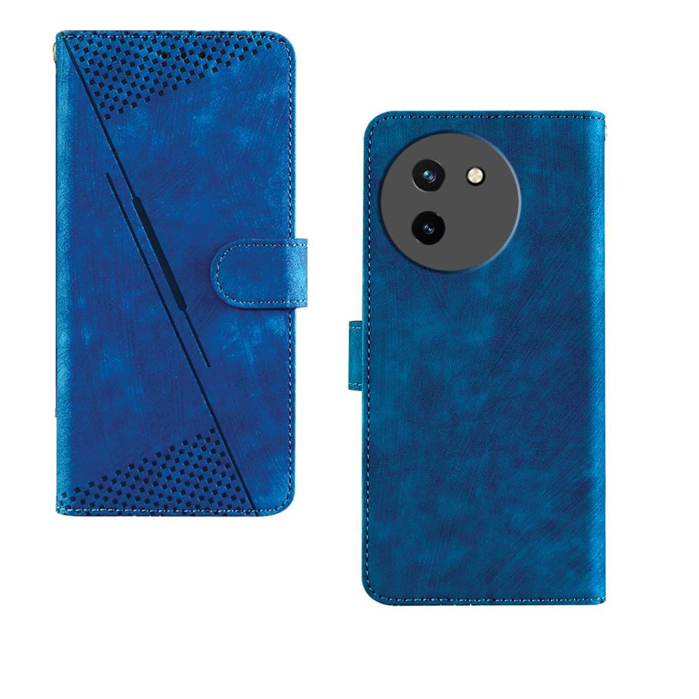 Inktree Vivo T3X 5G Flip Cover | with Built in RFID Blocking Material | Card Pockets Wallet & Stand | Flip Cover for Vivo T3X 5G - Royal Blue (B0D3VDTYXF) Amazon Price History, Amazon Price Tracker