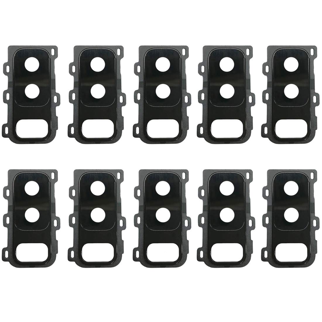 FacoryyGGBC Camera Parts Compatible with Galaxy Compatible with Galaxy A6+ 10pcs Camera Lens Cover Phone Replacement Parts