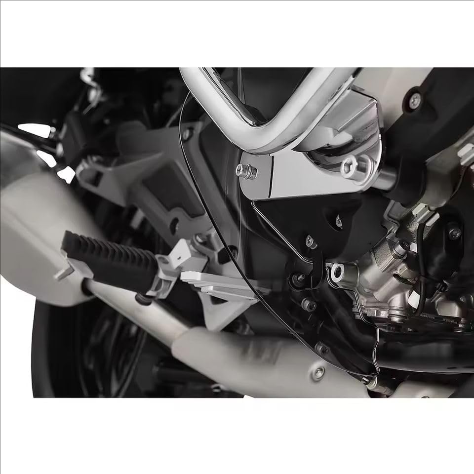 Motorcycle Accessory Splash Brake Shift Shield Revised Foot Protector Guard for BMW K1600GT K1600GTL K 1600 GT GTL 2017 2018 2019 2020 (Smoky Gray)