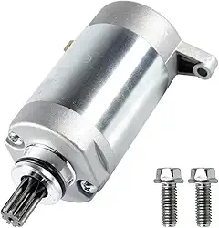 Motor de partida arranque CG160 Cargo Fan Titan Start NXR160 Bros XRE190 com parafusos