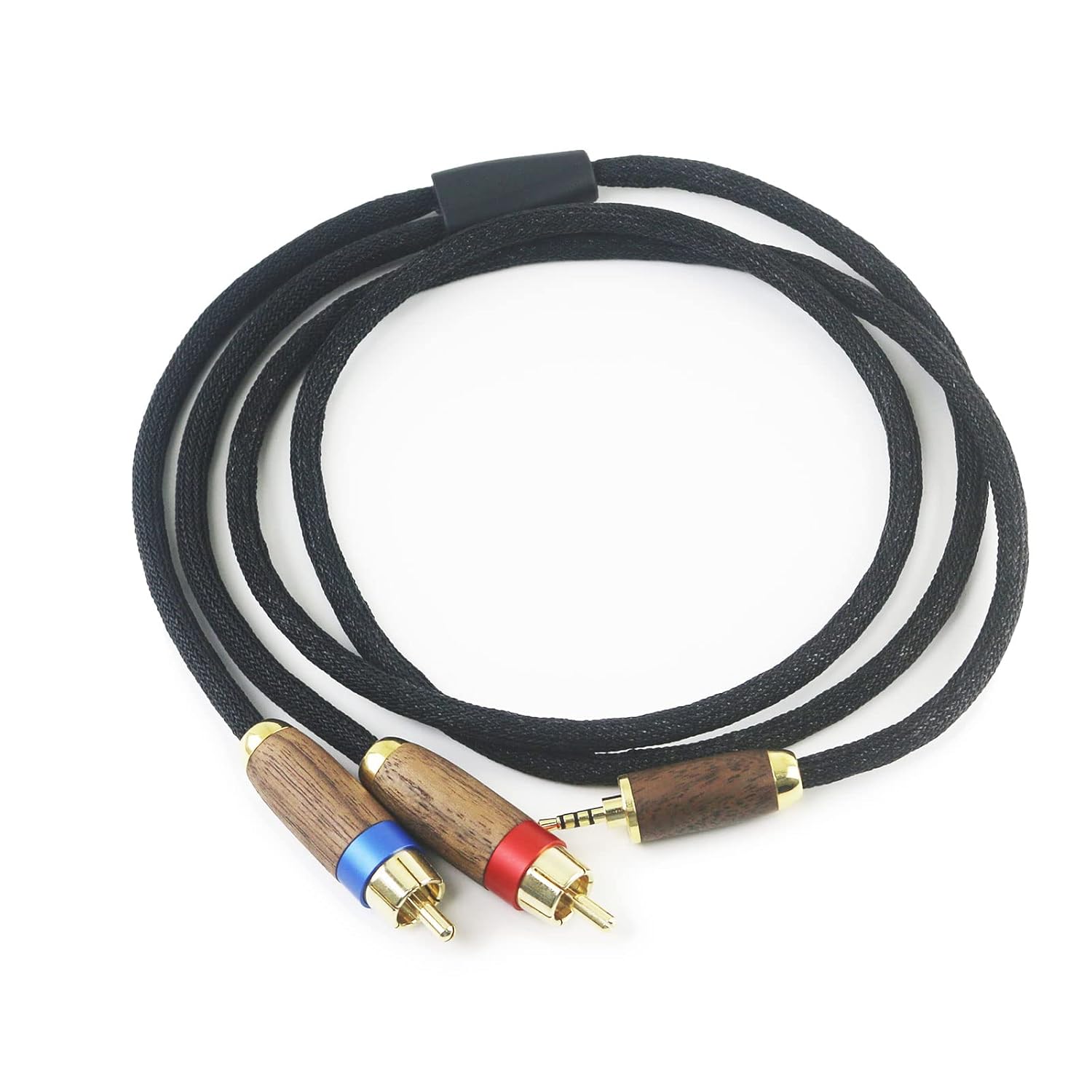 NewFantasia 2.5mm TRRS Balanced Male to 2 RCA Male Dual RCA
