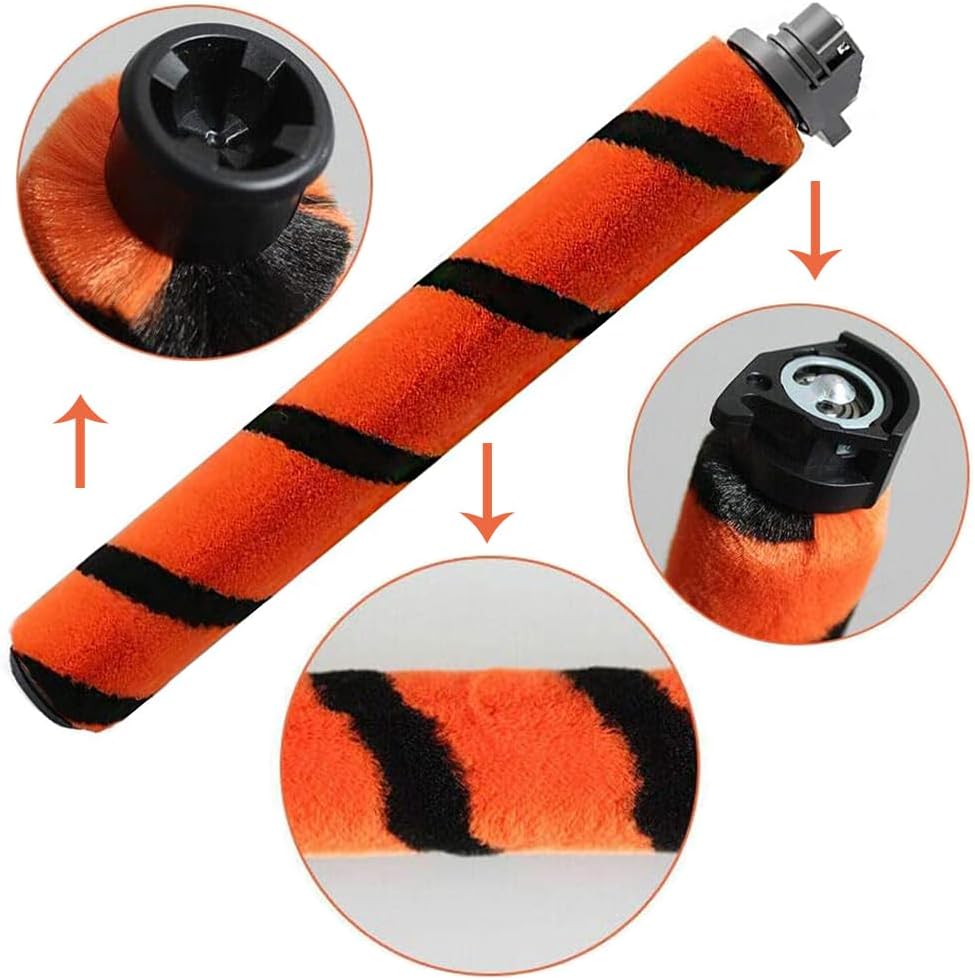 Replacement For Shark APEX DuoClean AZ1002 AZ1000 AZ1000W AX950 AX951 AX952 Vacuum,Part # XFF650 & XHF650 & 1173FT950,1 Soft Brush Roller, 2 Hepa Filters and 2 Foam Filters large image 3 of 7 B0CJHZJGJS