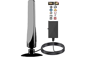 950+ Miles HDTV Antenna 4K Digital Indoor TV Antenna with 14FT Coax Cable [2024 Model]