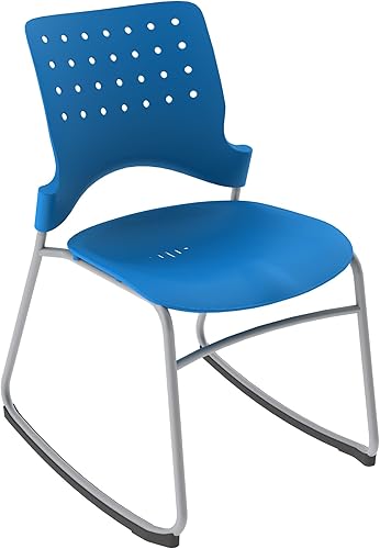 Learniture LNT-TSU1045BB-SO Ballard - Silla mecedora color azul brillante