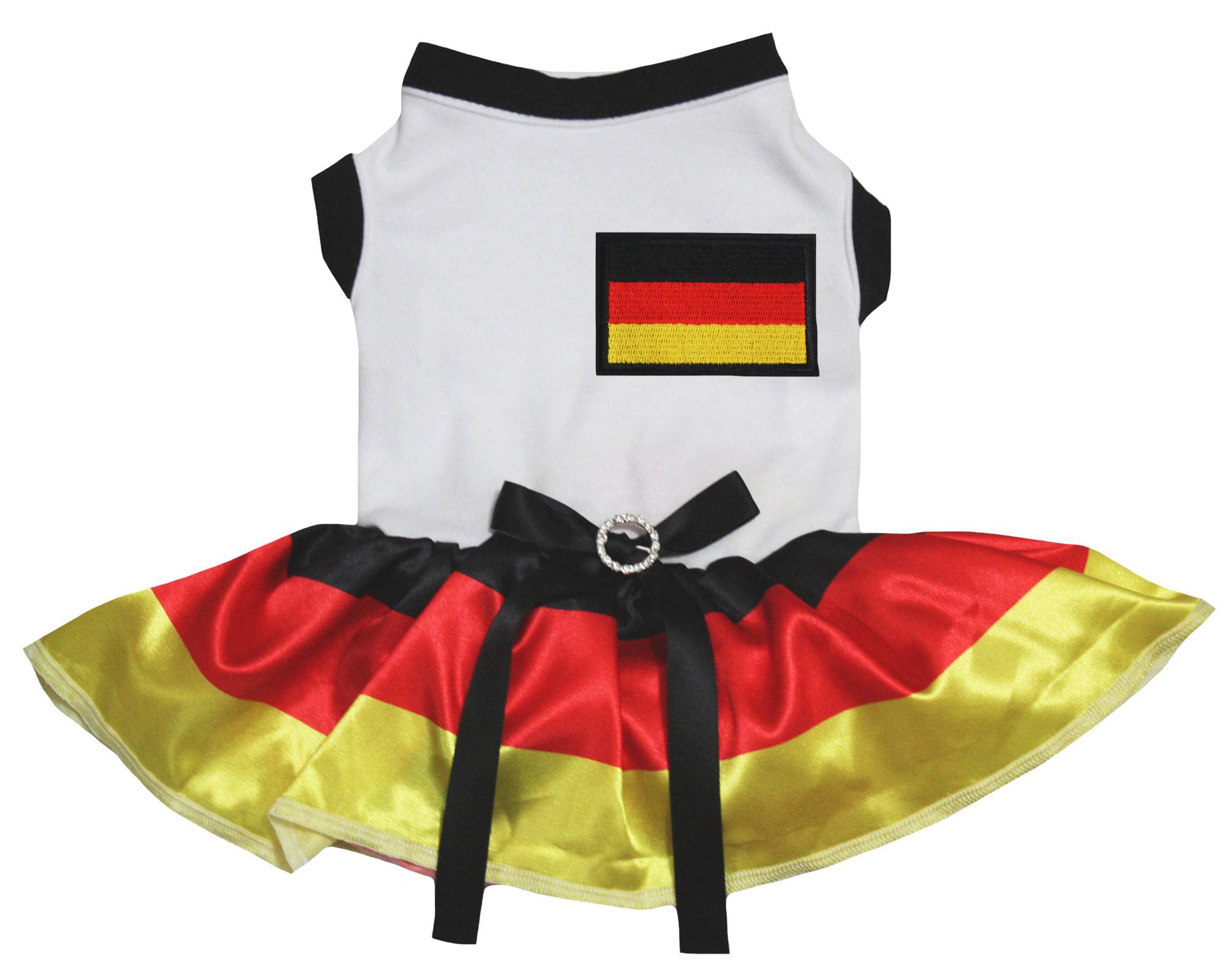 Robe pour chien avec drapeau allemand pour vibrer les soirs de match en XXL