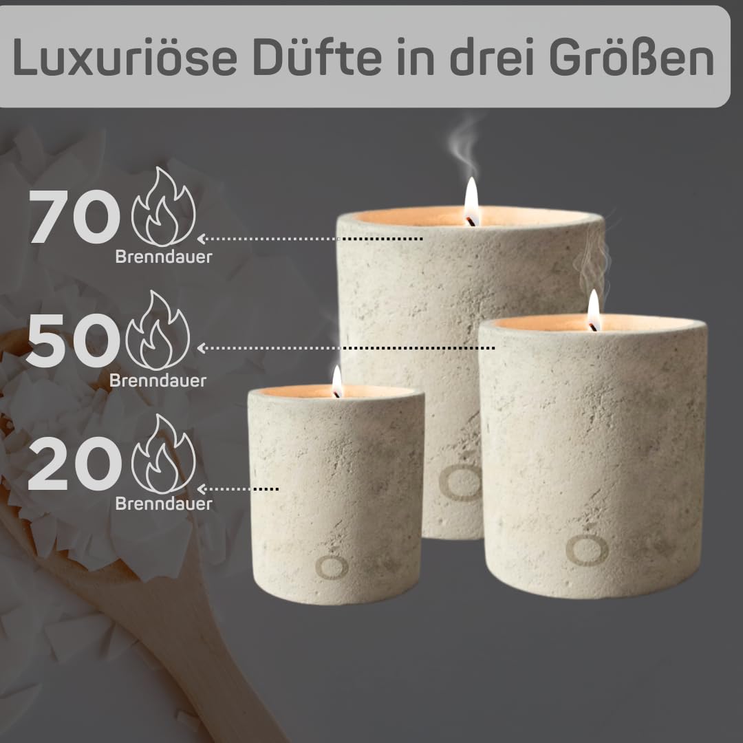 ONERGY | ręcznie odlewana świeca z wosku sojowego | kojący zapach lotosu i drzewa sandałowego | czas palenia 70 godzin | luksusowy prezent zapachowy dla kobiet | elegancka świeca zapachowa do Twojego