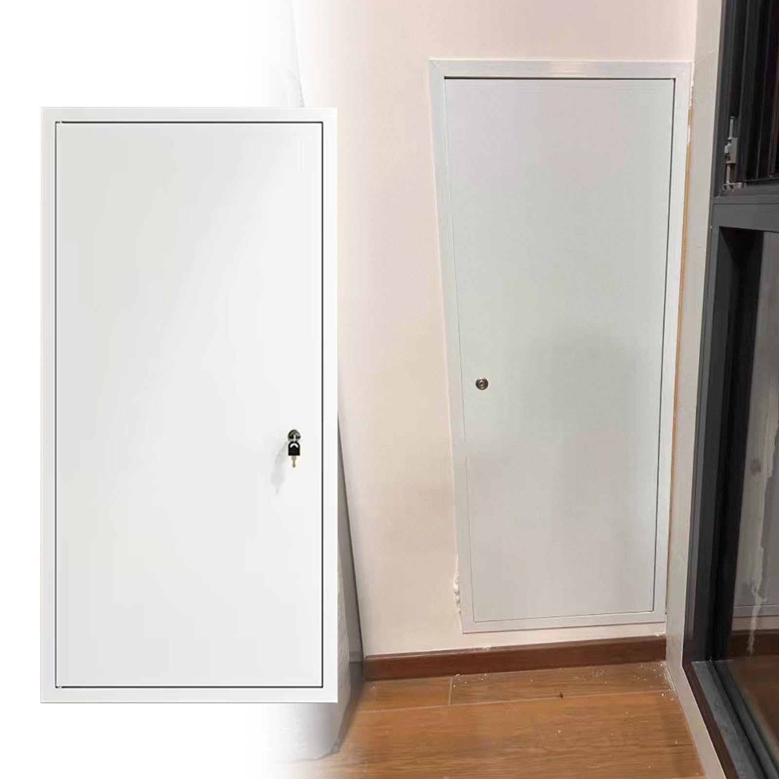 Panneau d'accès pour plafond et mur en placo avec trappe de visite 66x61 cm