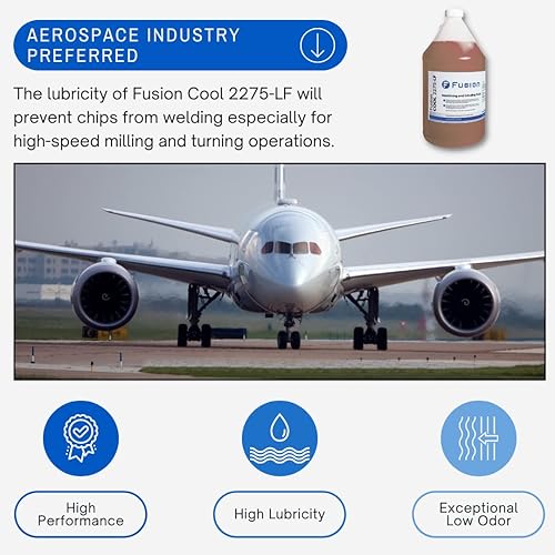 Miniatura 3 de Fusion Chemical - Fluido de mecanizado con baja espuma  Fusion Cool 2275 LF  Refrigerante de uso general con bajo olor excepcional, alta lubricidad