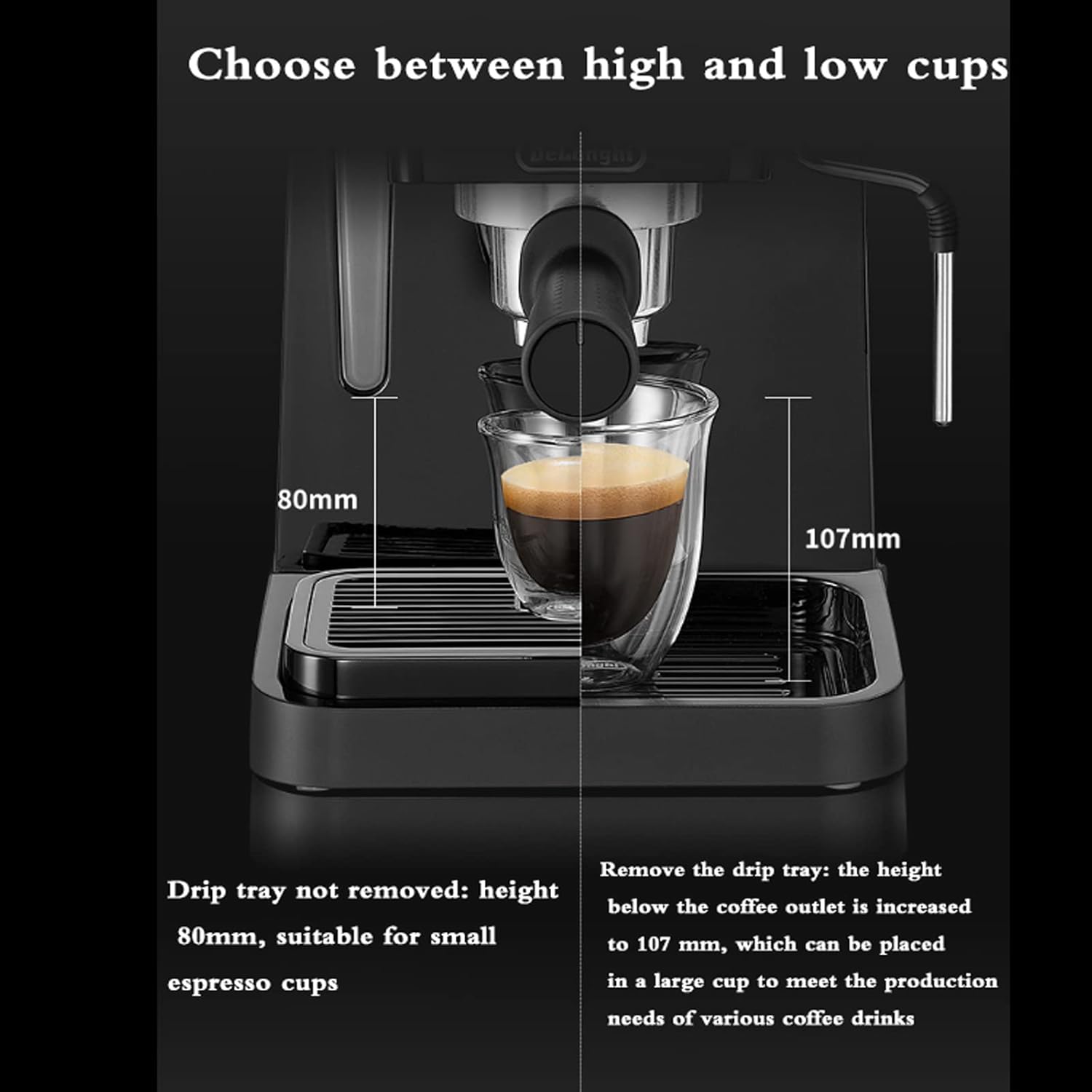 Coffee machine Coffee Espresso Semi-Automatic Coffee Machine, Milk Froth Coffee Machine, Small Home Coffee Machine, Suitable For Milk Coffee, Cappuccino, Mocha