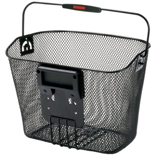 Fahrradkorb vorne Klickfix Fahrradtasche Uni Korb Feinmaschig Schwarz