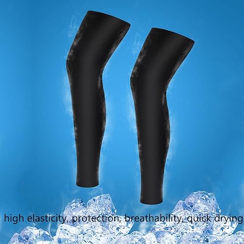 Miniatura 5 de Mangas de pierna de compresión de seda de hielo Mangas de pierna de ciclismo de verano