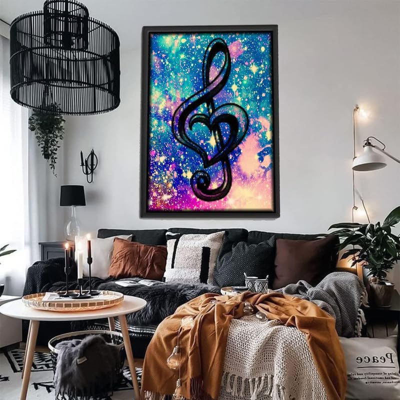 Nebula Simbolo Musicale-Puzzle Per Adulti 1500 Pezzi Decorazione Per La Casa Festa Di Compleanno Regalo Giocattolo Per Uomini, Donne E Anziani