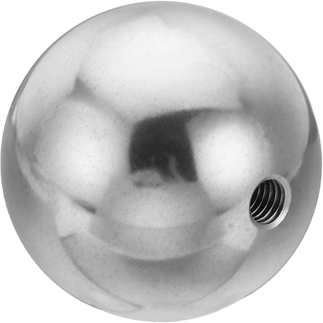 PATIKIL M6x40mm Ball Nuts Knob, 1 Pack Female Thread 304 Stainless Steel Round Blind Hole Screw Cap Cover for Lighting Machinery DIY Decoration, Silver