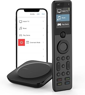 SofaBaton X1 Universal Remote with Hub, All-in-one Smart Remote with APP Setting & One-Touch Activities, Works with Alexa, Compatible with 60+ IR & Bluetooth Devices TV/DVD/Blu-ray Player/Projector