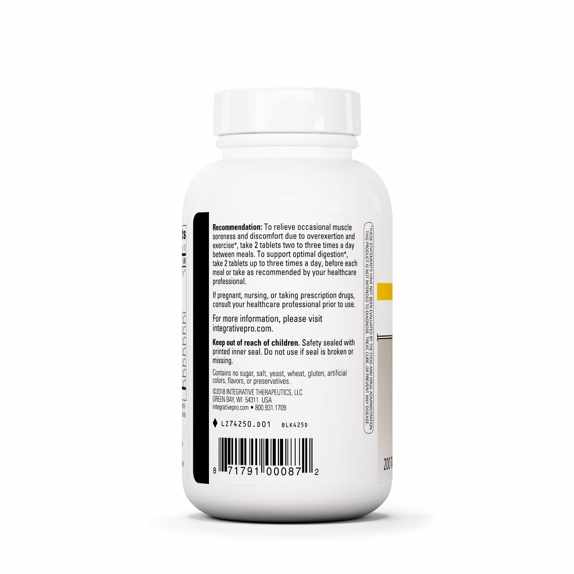 Integrative Therapeutics Bio-Zyme, 200 Tablets — Amazon image 3