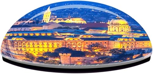 Miniatura 3 de Weekino Hungría Castillo Buda Budapest imán para nevera 3D cristal turístico ciudad viaje recuerdo colección regalo fuerte refrigerador adhesivo
