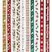 Juvale Pack of 12 Christmas Print Satin Fabric Ribbons - Craft Ribbon Assortment - for Gift Wrap, Craft Projects, DIY, Decoration, 0.6 Inches x 5 Yards, Assorted Christmas Themes