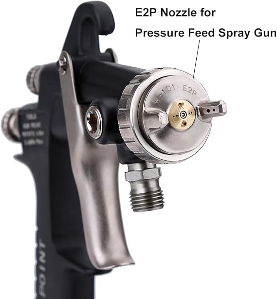Paint Sprayer Feed Spray Gun, High Efficiency Paint Gun for Car Repair (Nozzle 0.8mm)