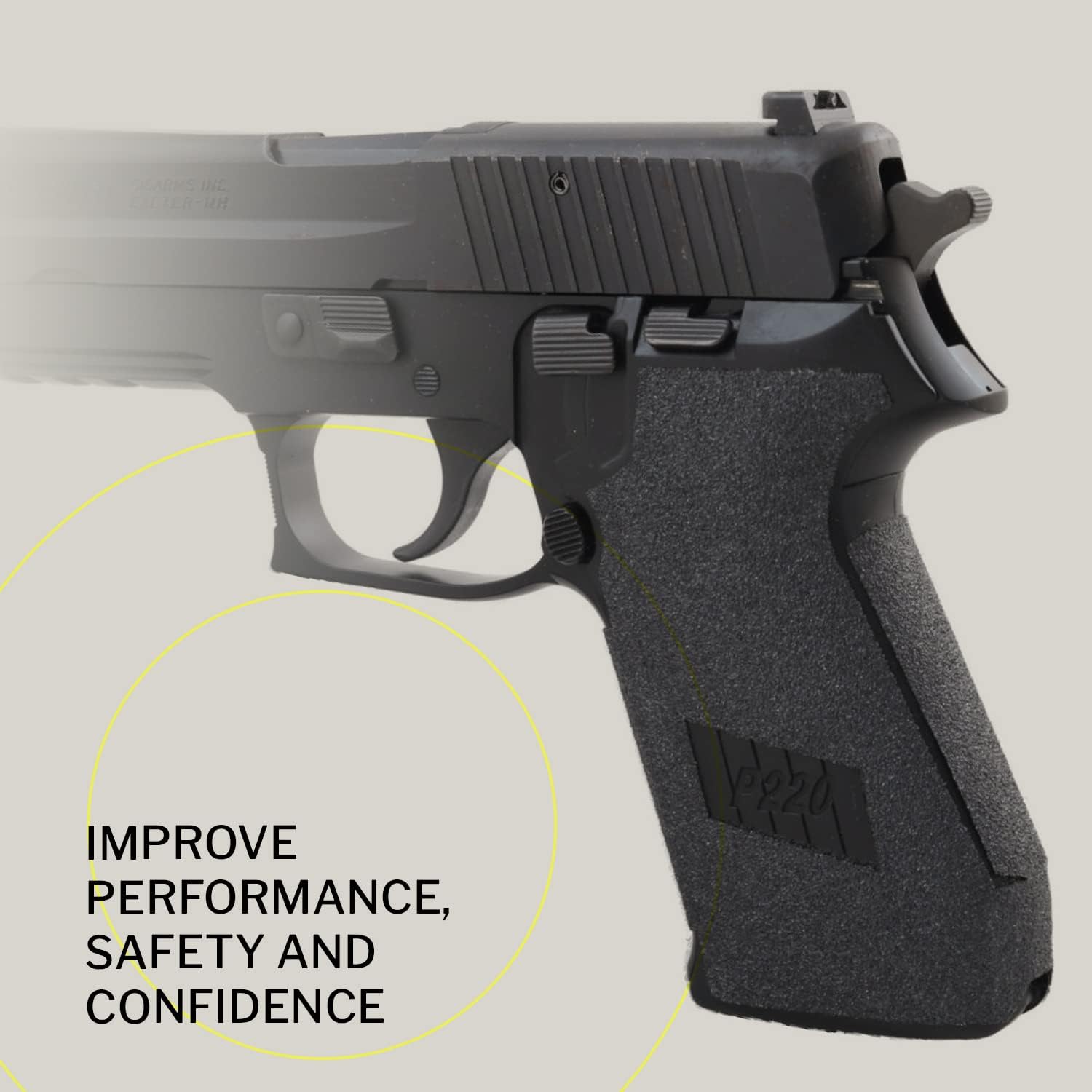 TALON Grips Adhesive Grip – Compatible with Sig Sauer P220 – Made in The USA
