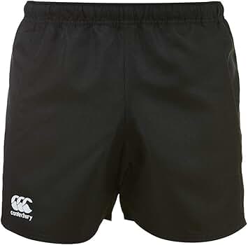 Amazon.co.jp: カンタベリーメンズアドバンテージラグビーショーツ、黒