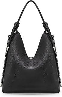 Hobo Bags for Women Soft Slouchy Top Handle Shoulder Purses Handbag with Knot Strap