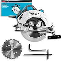 MAKITA Serra Circular HS7010 Elétrica 1600W para Marceneiro, Pedreiro 185mm Profissional - 110v