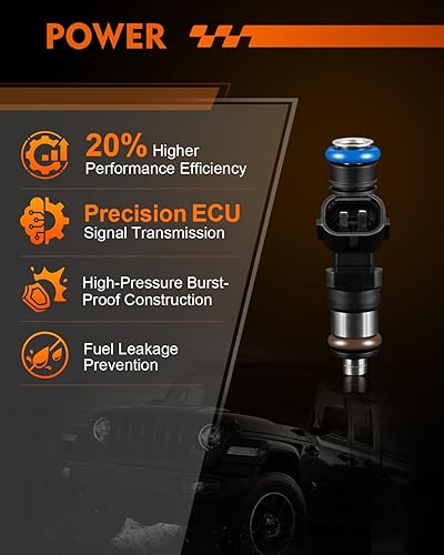 Miniatura 4 de 0280158130 2.5L L4 para Inyectores de combustible Nissan para Altima 2007-2013, Rogue 2008-2015, Sentra 2007-2012, FJ1020, 16600JA000, 16600JA00B (4