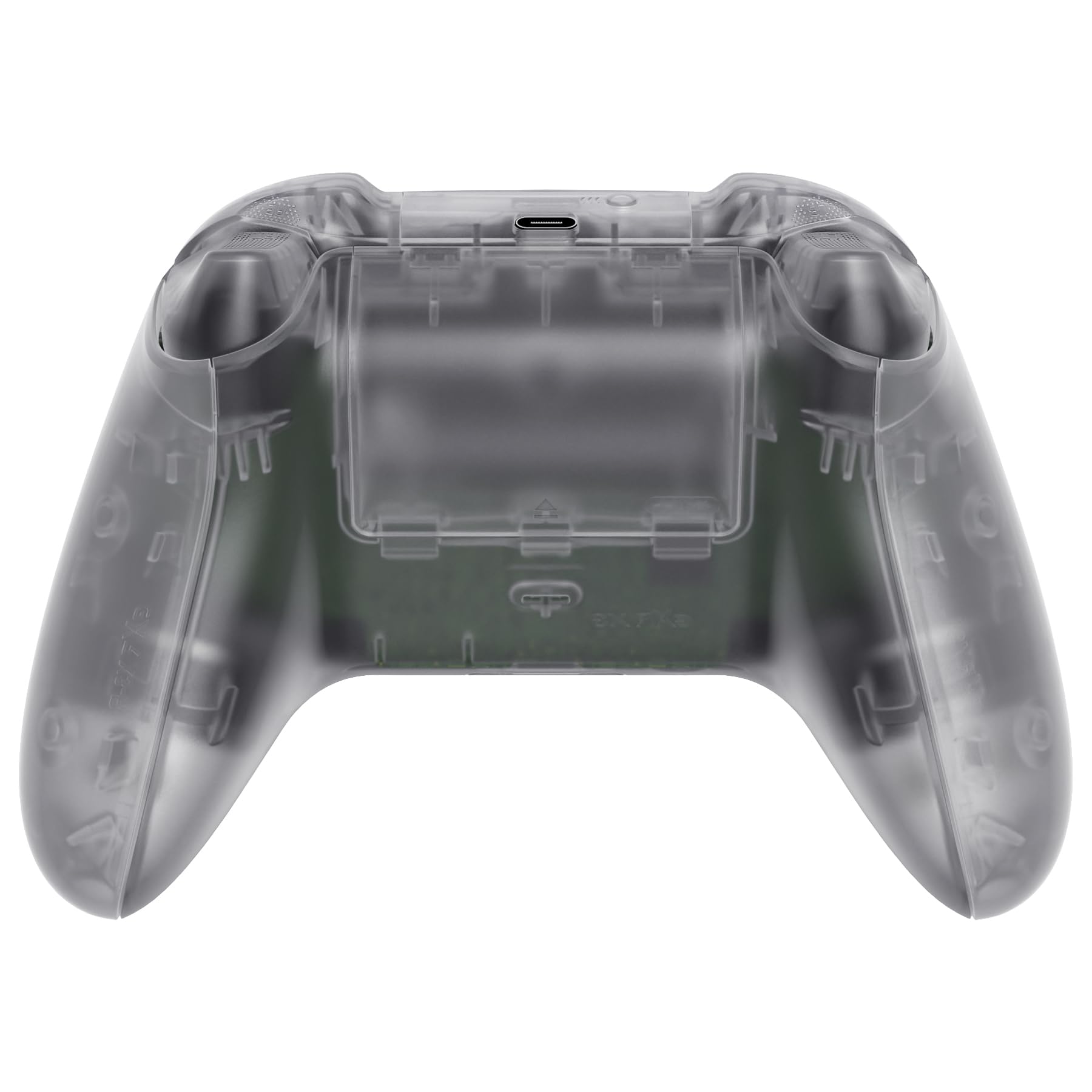 eXtremeRate Cover Custodia Grip Tasti Ricambio per Xbox Series X S Controller Copertura Pulsanti Tigger Analogici Grilletti per Xbox Series X S Joystick Model 1914-Trasparente
