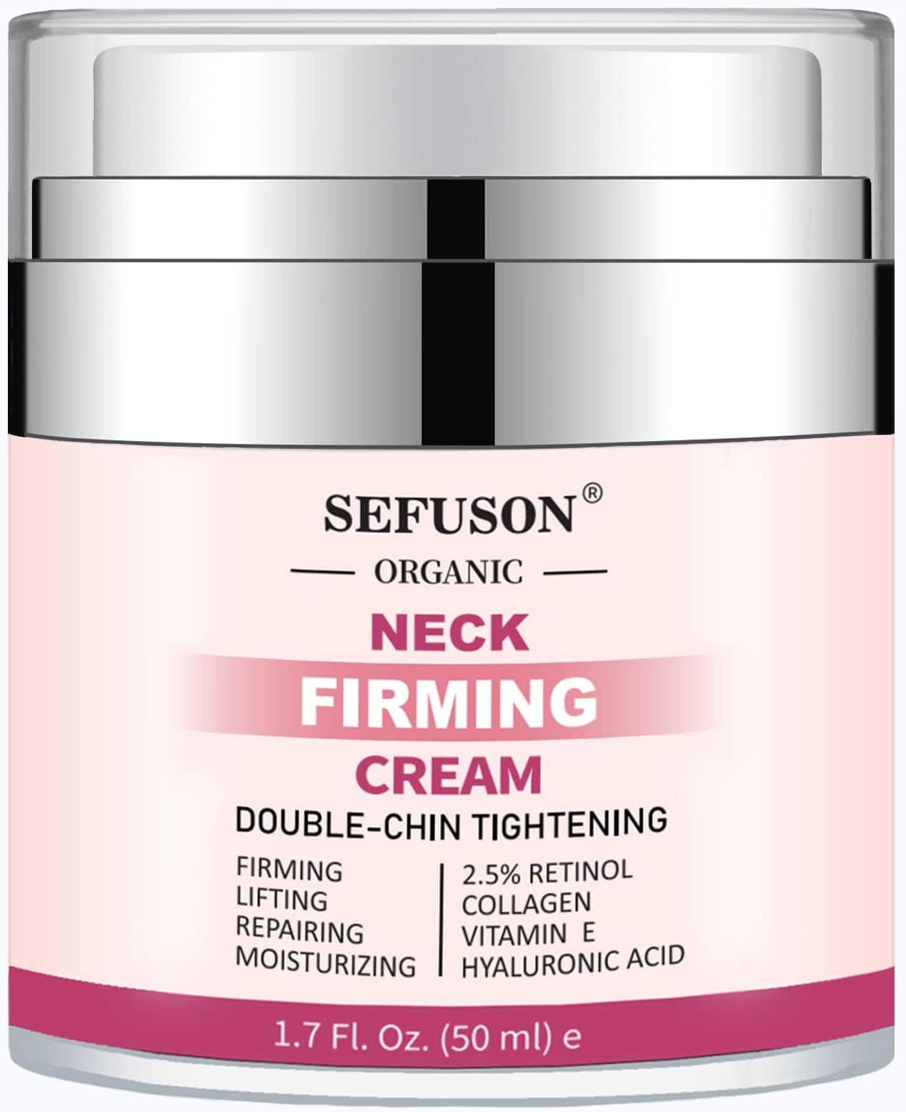Neck Firming Cream, Neck Cream For Wrinkles & Fine Lines, Moisturizer with Retinol Collagen and Hyaluronic Acid, Skin Tightening and Repair Cream