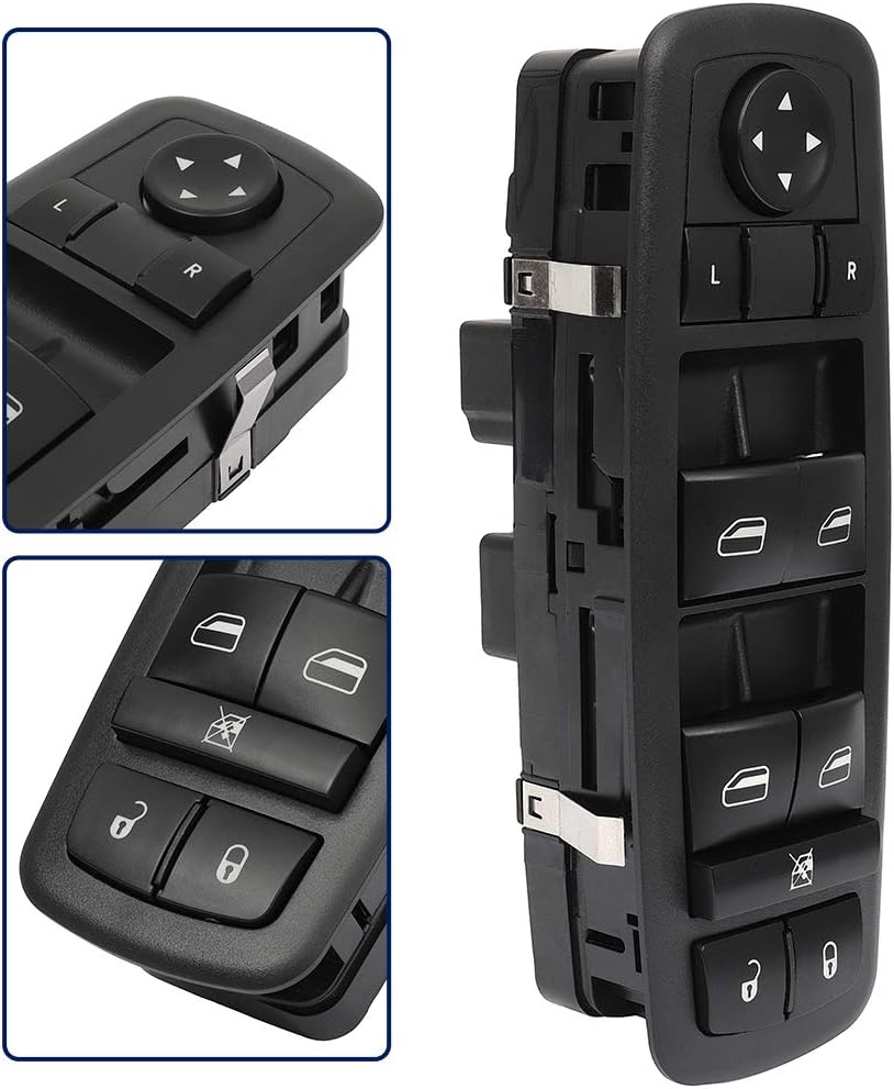 Window Switch Master Power Window Switch 68271203AB 56046553AC,68271203AAfits for 2015-17 for Chrysler 200 2013-16 for Dodge Dart 2014-17 for Jeep CHEROKEE
